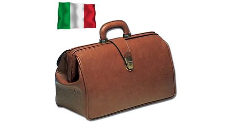 Borsa medicoTEXAS SKAY - cognac