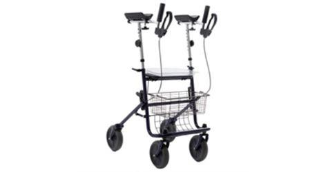 DEAMBULATORE PIEGHEVOLE LEGGERO DA ESTERNO / ROLLATOR - 4 ruote con freni  mano - sedile cestello - portata 136kg